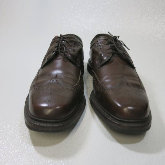 Allen Edmonds Hudson Wingtip Brogue Leather Oxfords Dress Footwear Men 10.5 EEE - Picture 5 of 7